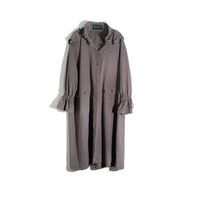 RASHAWL KUROBE LONG JACKET WITH HOODIE