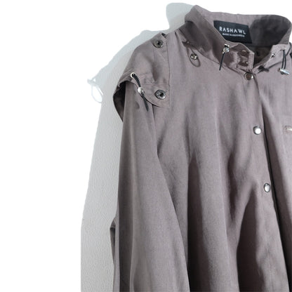 RASHAWL KUROBE LONG JACKET WITH HOODIE