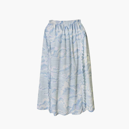 DAYCLOTH SKY SCALLOP SKIRT