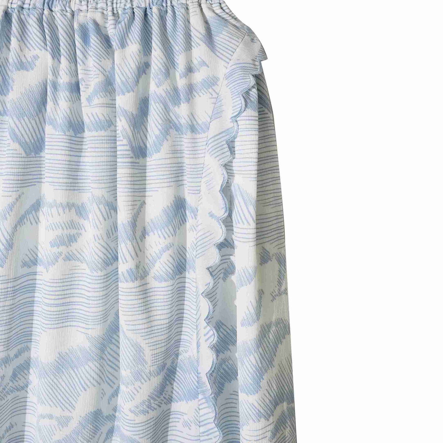 DAYCLOTH SKY SCALLOP SKIRT