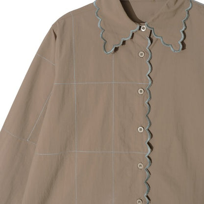 DAYCLOTH SKY SCALLOP SHIRT