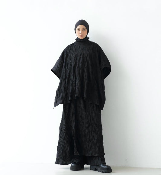 EARLY BIRD PRE ORDER RASHAWL NYMP LAYERED PANTS BLACK